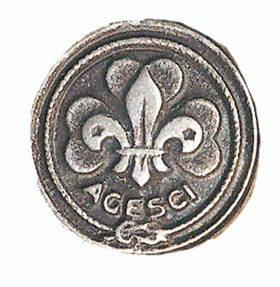 Promessa Agesci metallica per giacca