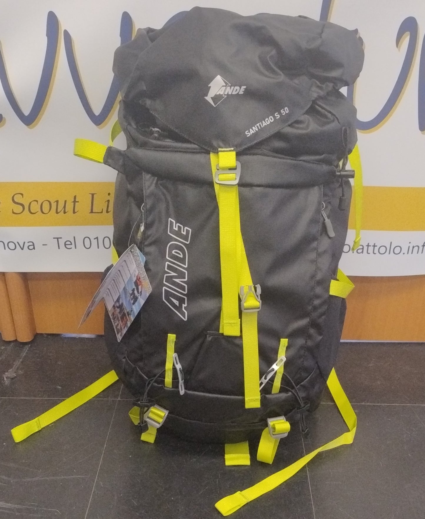 Zaino bivacco Santiago50 litri