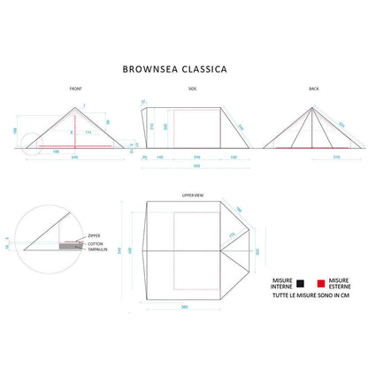 Tenda Brownsea classica