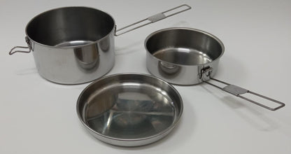 Gavetta inox 3 pezzi