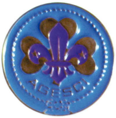 Promessa Agesci ottone smaltato