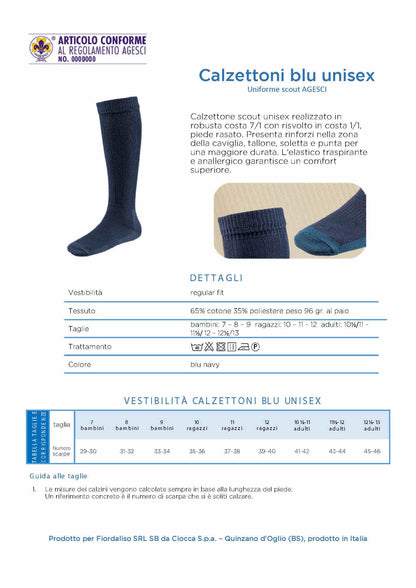 Calzettone uniforme 4 stagioni